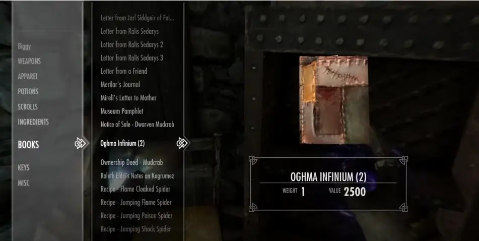 Working Oghma Glitch in Skyrim — Gaming Exploits
